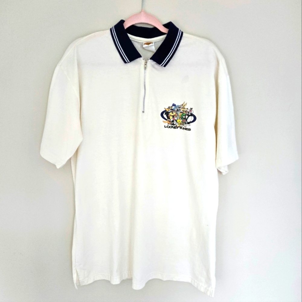 🐱VTG Looney Tunes cotton Polo Shirt
